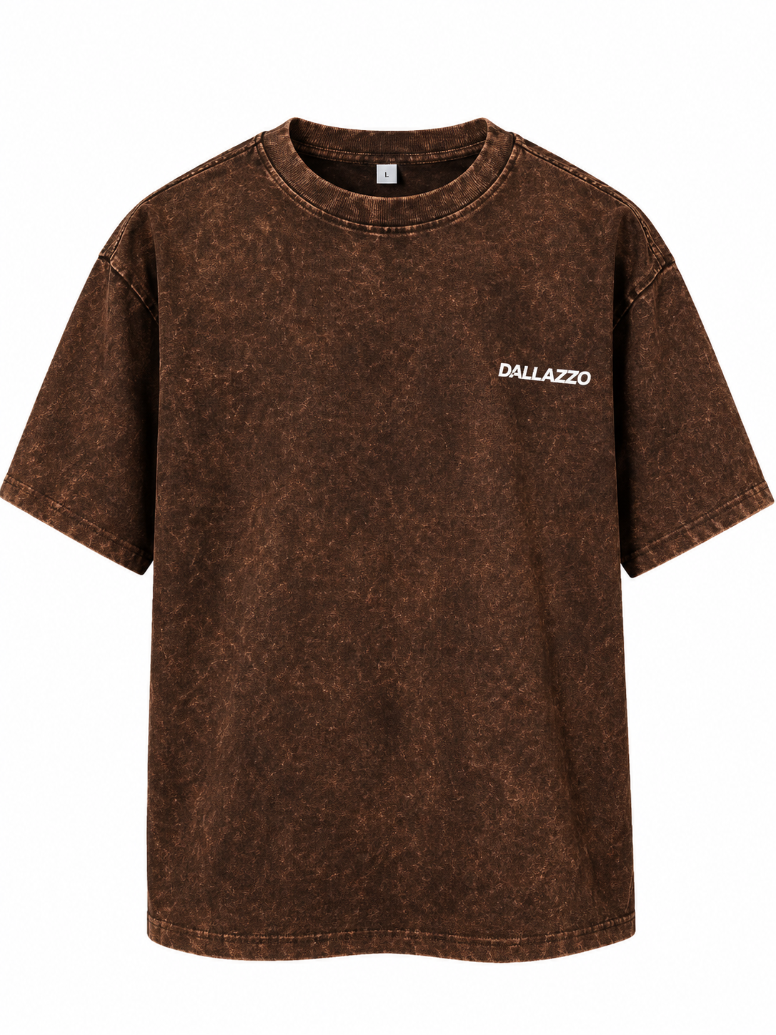 Brown Acid Wash Oversized T-Shirt – Vintage Snake Graphic