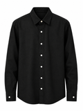 Classic Black Full-Sleeve Shirt