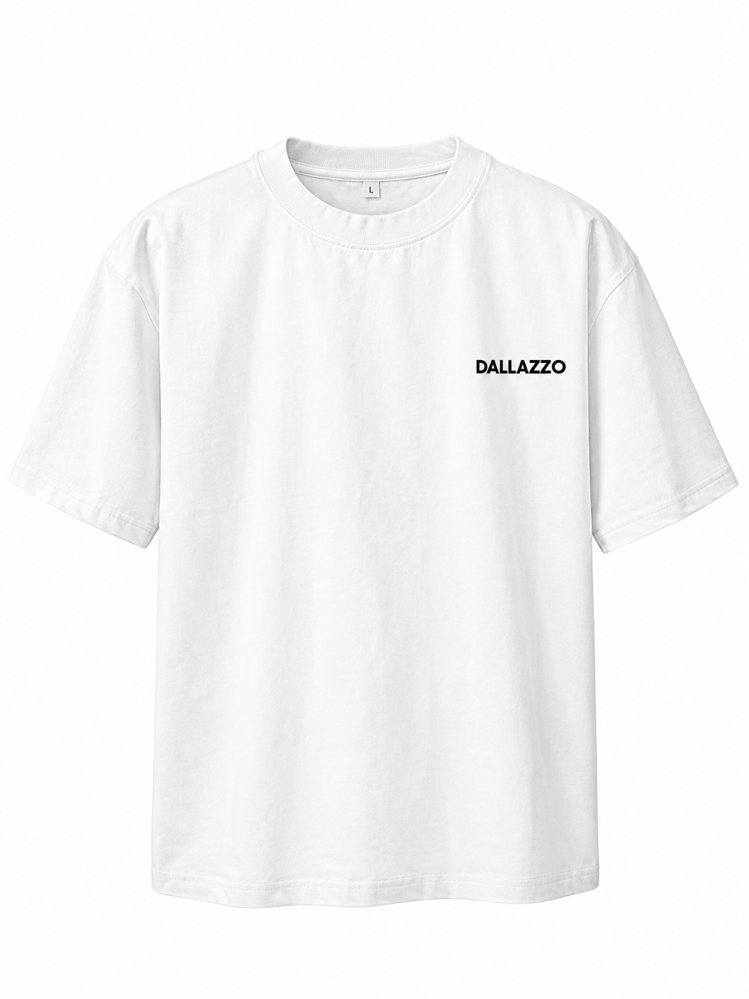 White Oversized T-Shirt – Minimal Logo Streetwear