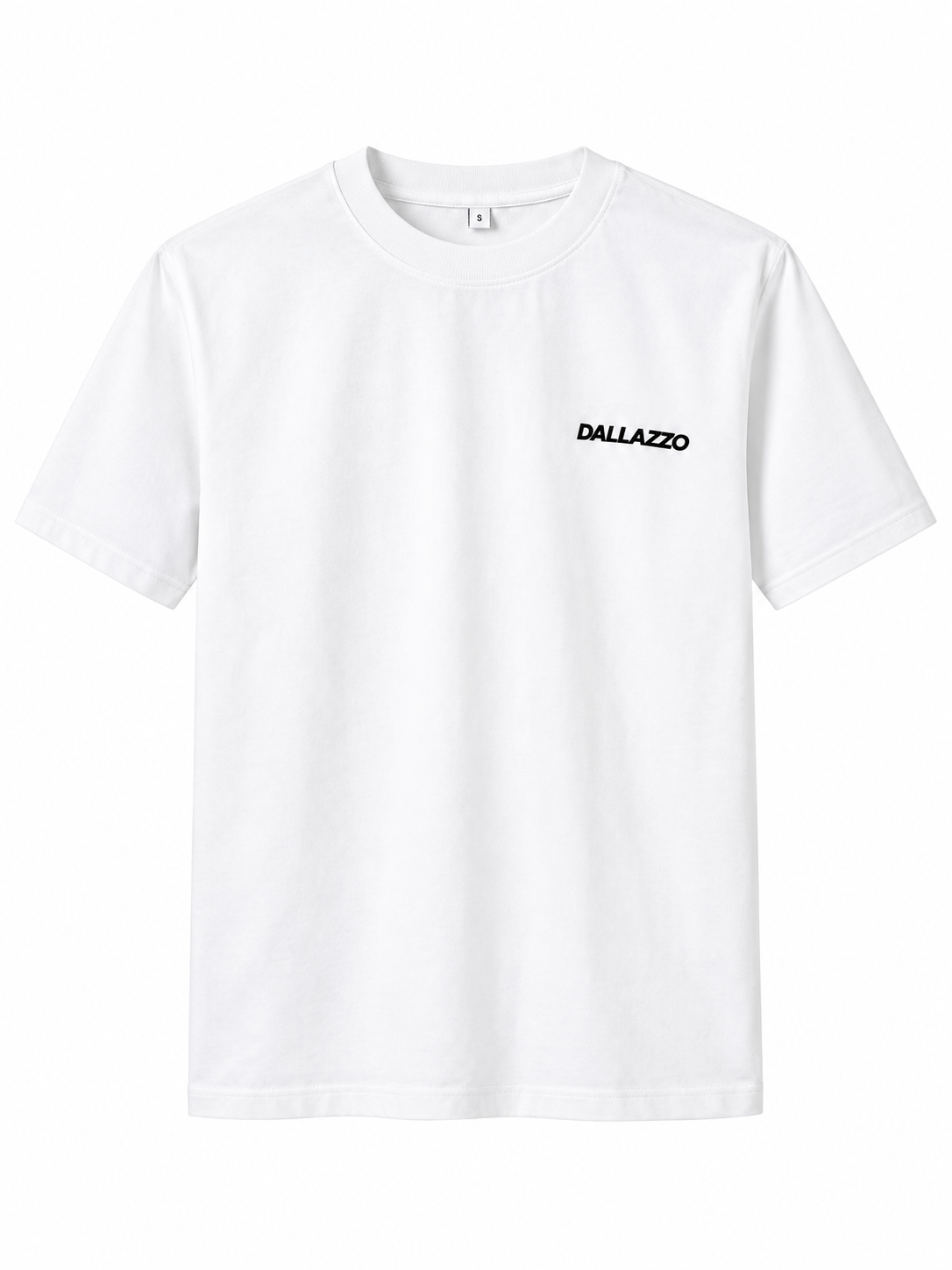 Men’s White Regular Fit T-Shirt – Crew Neck Short Sleeve