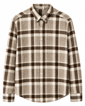 Brown & Cream Checked Flannel Shirt