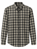 Brown and black check