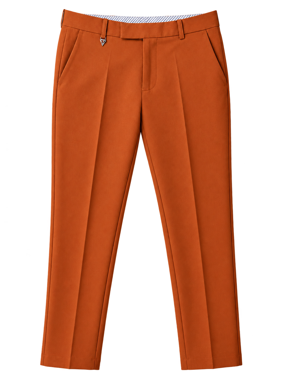 Classic Rust Bootcut Formal Pants