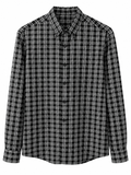 Imp flannel check  black and white