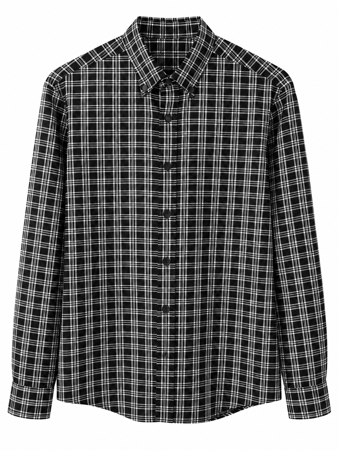 Imp flannel check  black and white
