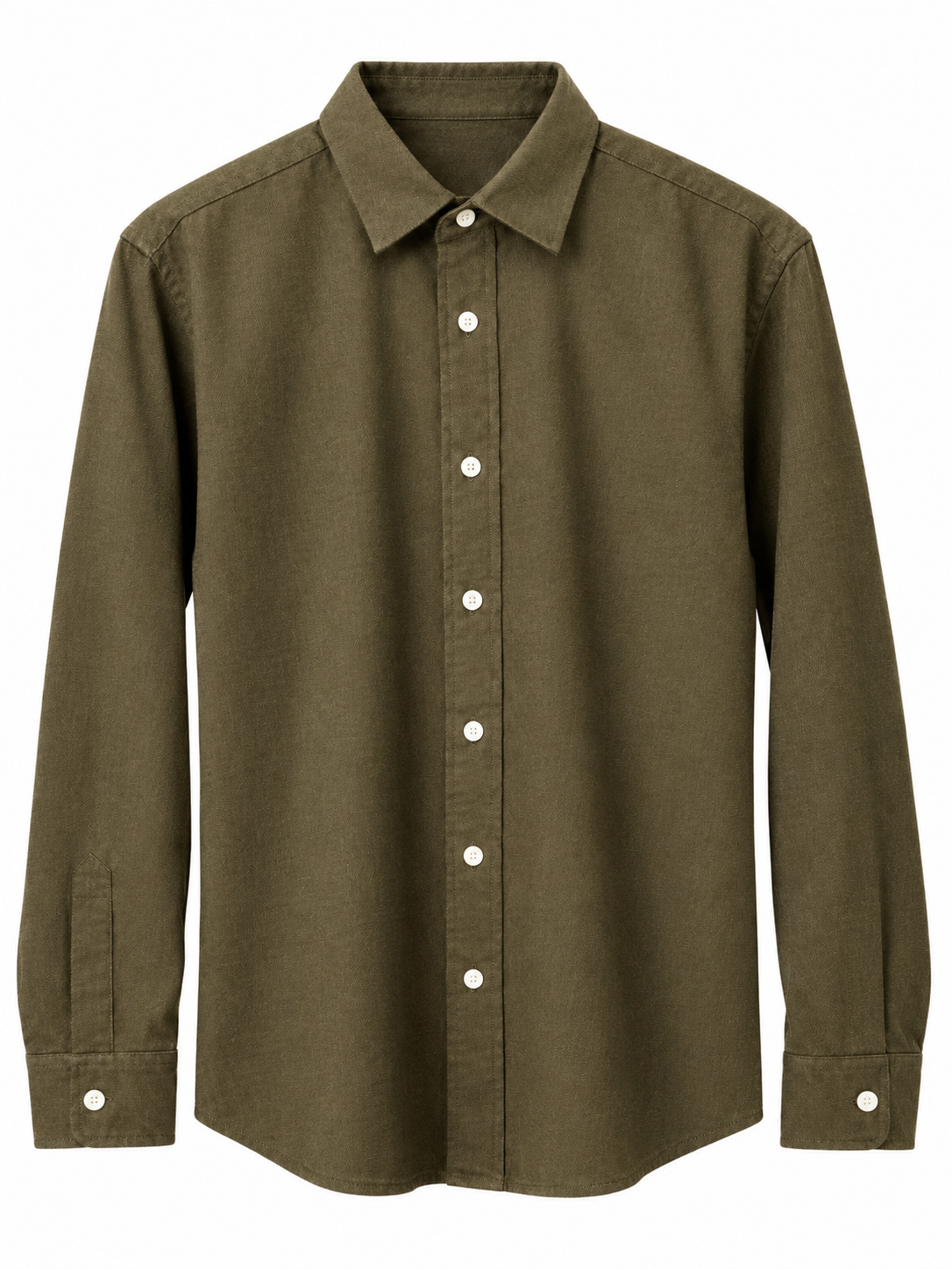 Classic Brown Full-Sleeve Casual Shirt