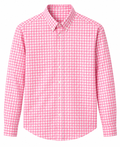 Pink & White Checkered Casual Shirt